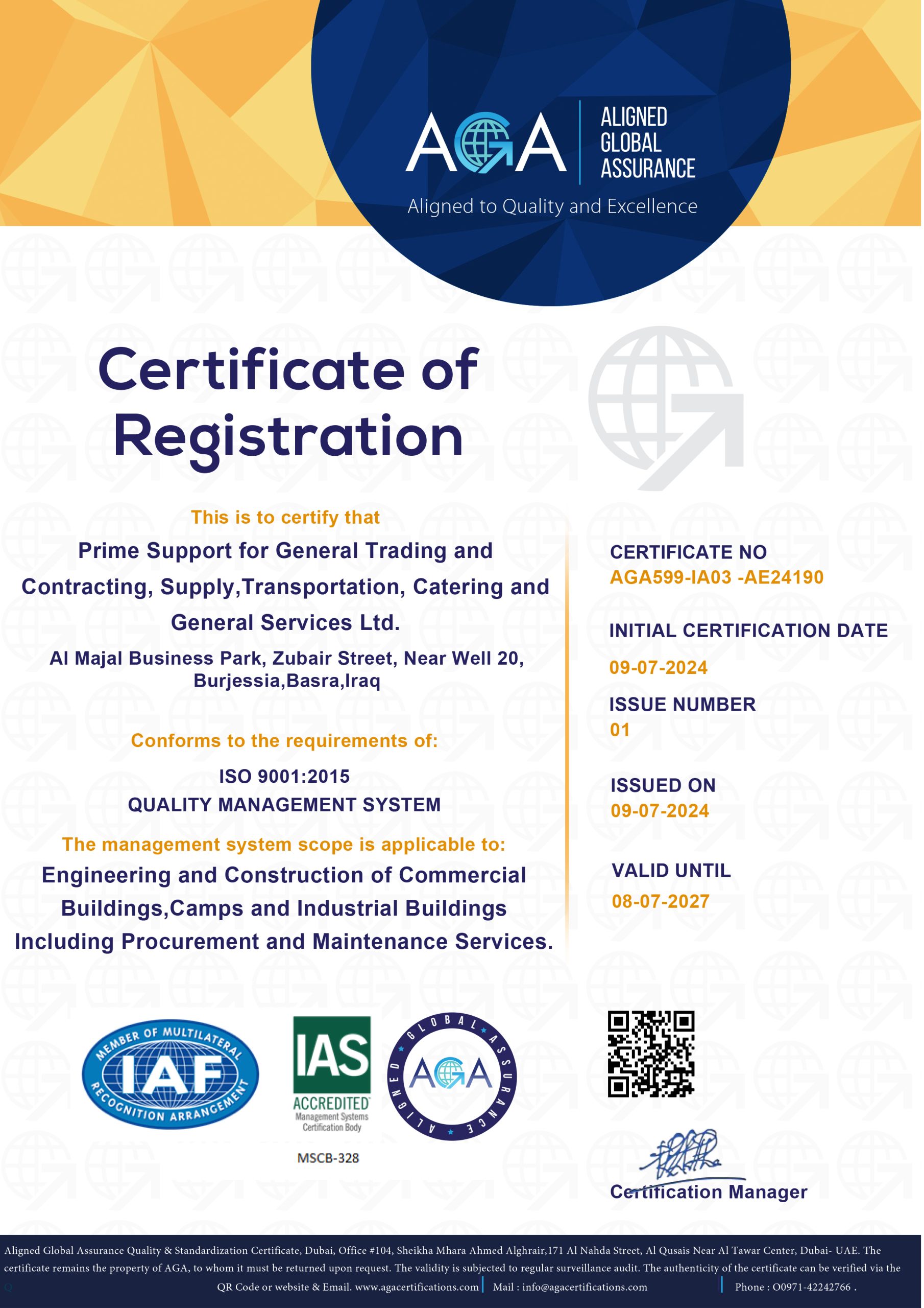 ISO 9001:2015 - Quality Management System